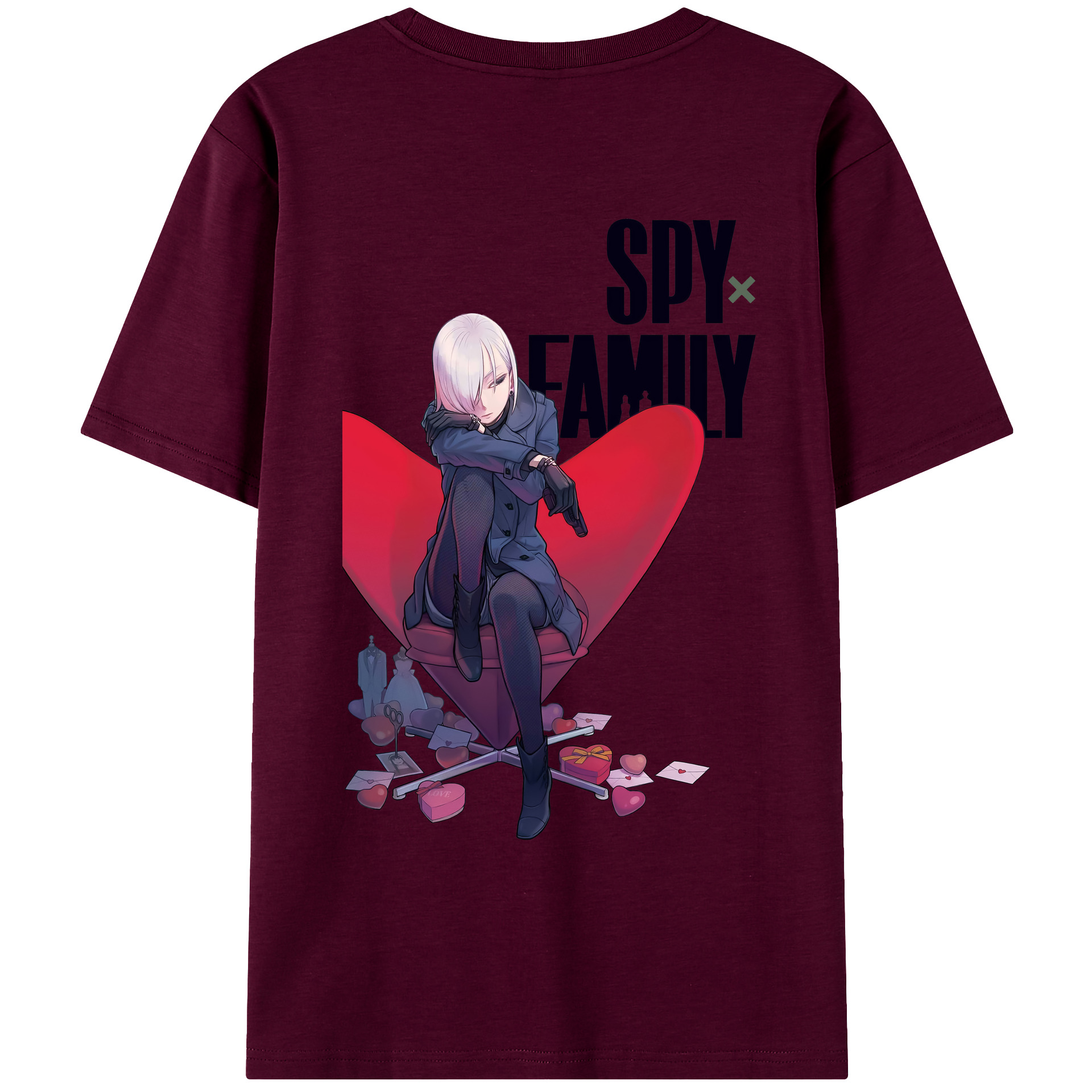 （画像用） SPY×FAMILY间谍家家酒 レディース半袖Tシャツ(バックプリント)